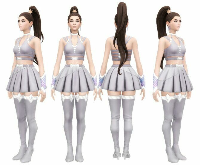 sims 4 cc ariana grande conversion edit set at busted pixels 3