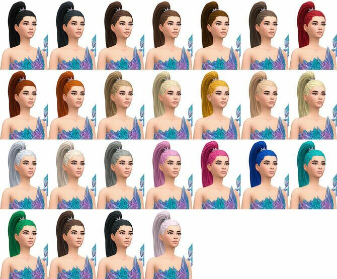 sims 4 cc ariana grande conversion edit set at busted pixels 5