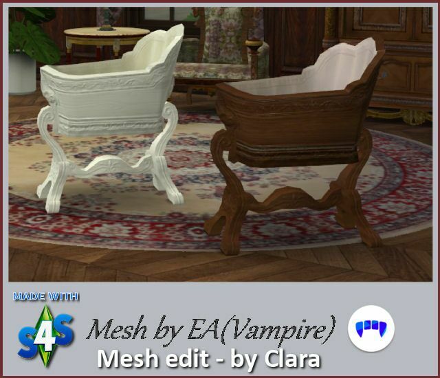 Baby Crib By Clara At All 4 Sims Sims 4 CC