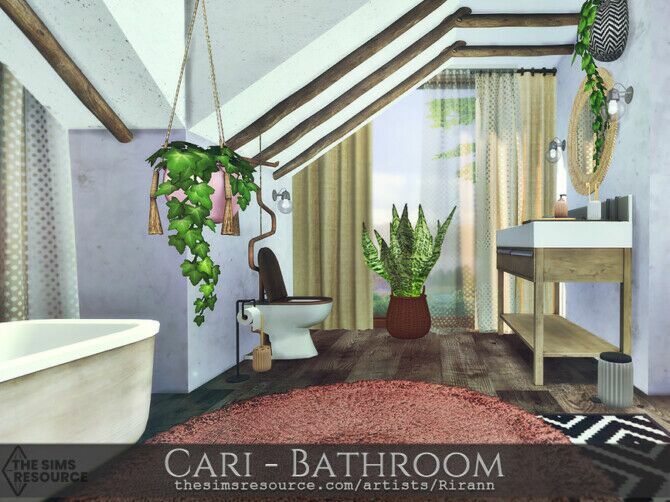 sims 4 cc cari bathroom by rirann 2