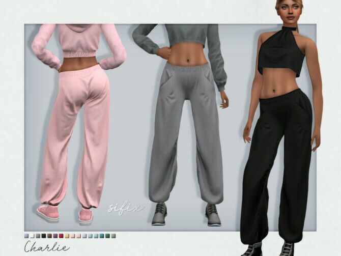 Charlie Sweatpants By Sifix Sims 4 CC