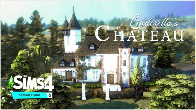 Cinderella’s Chateau At Rustic Sims Sims 4 CC