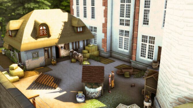 sims 4 cc cinderellas chateau at rustic sims 4