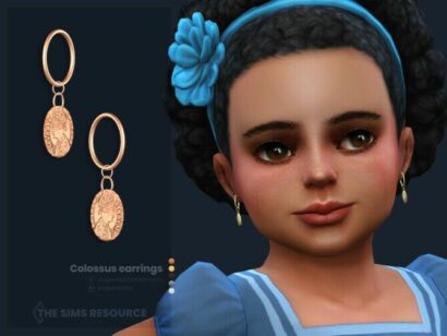 Colossus Earrings | Toddlers Version By Sugar Owl Sims 4 CC
