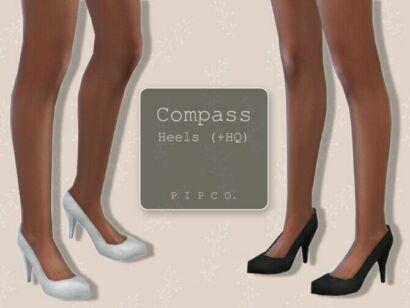 Compass Heels By Pipco Sims 4 CC