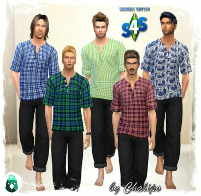 Country Shirts By Chalipo At All 4 Sims Sims 4 CC