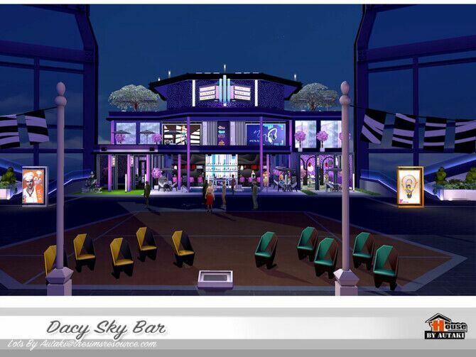 sims 4 cc dacy sky bar nocc by autaki 3