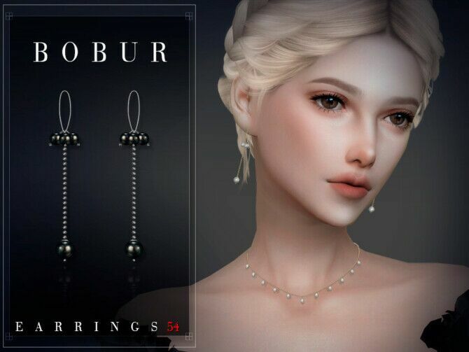 sims 4 cc earrings 54 by bobur3 2