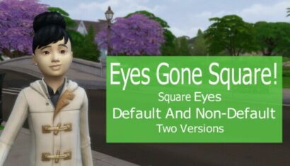 Eyes Gone Square By Infinity Sims 4 CC