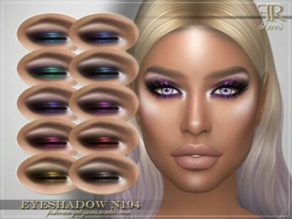 Eyeshadow N194 By Fashionroyaltysims Sims 4 CC