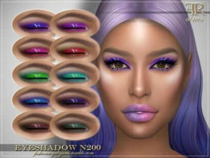 Eyeshadow N200 By Fashionroyaltysims Sims 4 CC