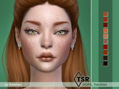 Freckles Hope By Soloriya Sims 4 CC