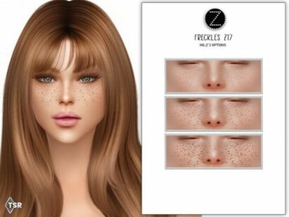 Freckles Z17 By Zenx Sims 4 CC