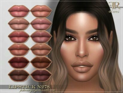 Frs Lipstick N278 By Fashionroyaltysims Sims 4 CC