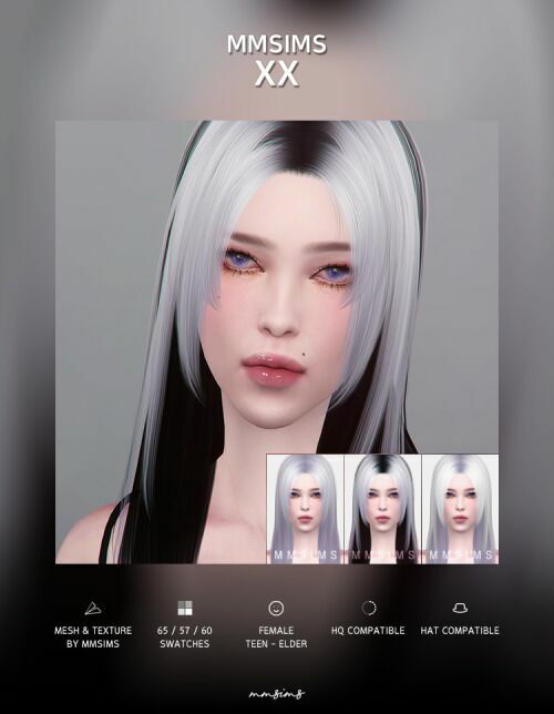 Hair Xx At Mmsims Sims 4 CC