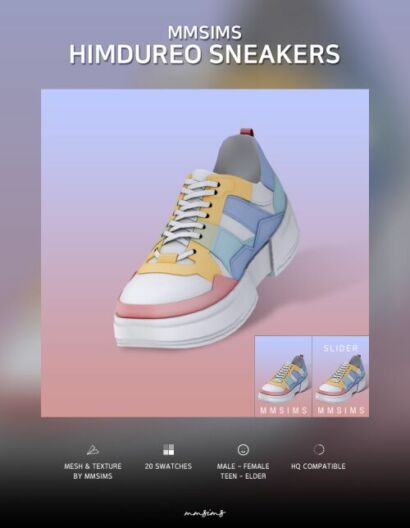Himdureo Sneakers At Mmsims Sims 4 CC