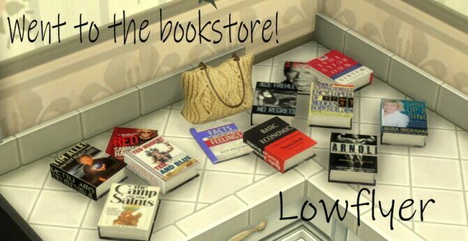 I Love A Sale At The Bookstore! By Lowflyer Sims 4 CC