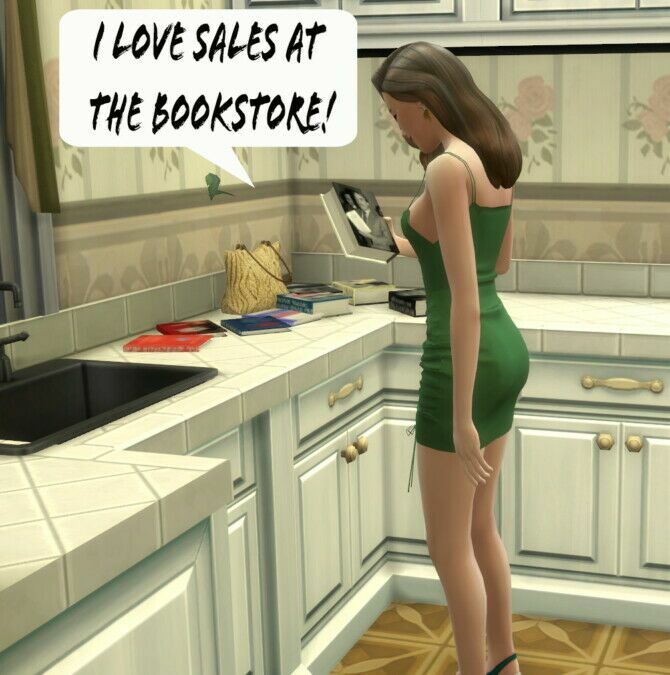 sims 4 cc i love a sale at the bookstore by lowflyer 2