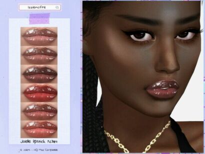 Imf Joelle Lipstick N.384 By Izziemcfire Sims 4 CC