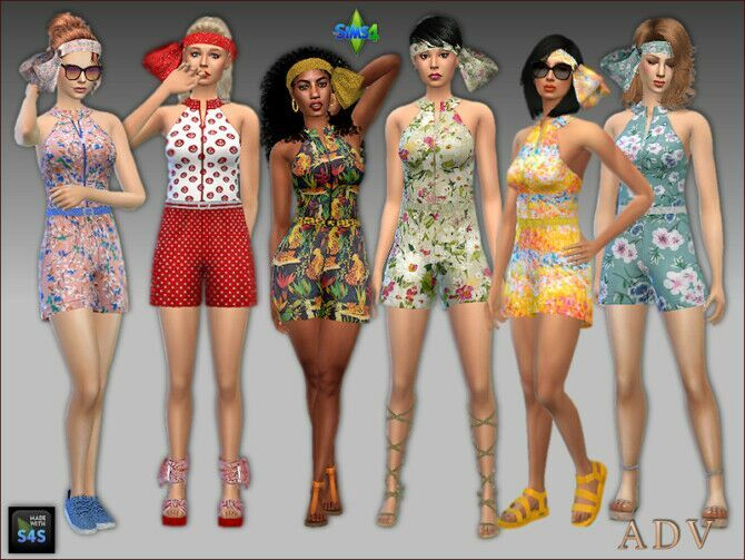 Jumpsuits And Head Scarves At Arte Della Vita Sims 4 CC