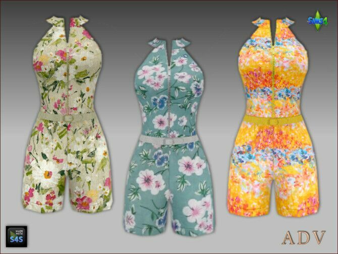 sims 4 cc jumpsuits and head scarves at arte della vita 2