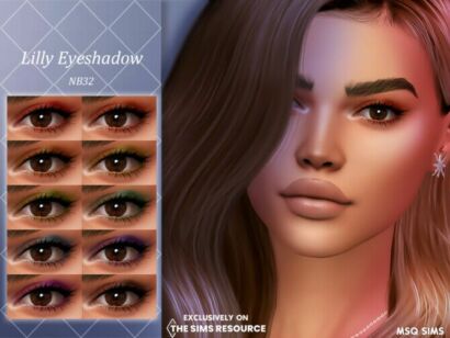 Lilly Eyeshadow At Msq Sims Sims 4 CC