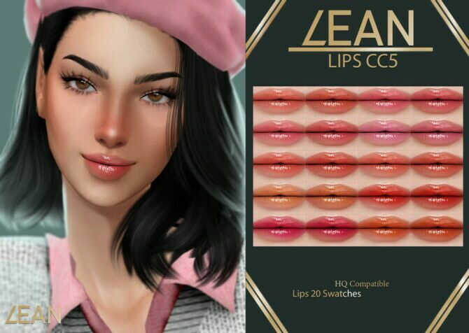 Lips Cc 5 At Lean Sims 4 CC