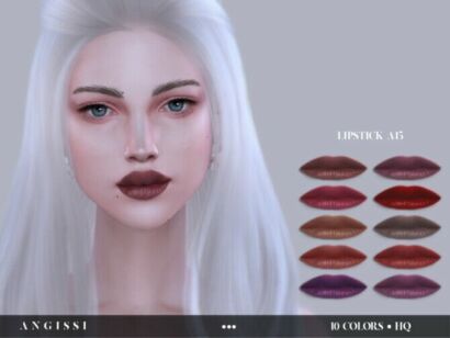 Lipstick A15 By Angissi Sims 4 CC