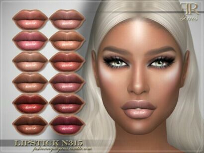 Lipstick N315 By Fashionroyaltysims Sims 4 CC
