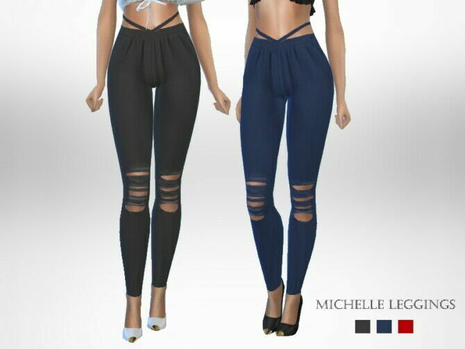 Michelle Leggings By Puresim Sims 4 CC