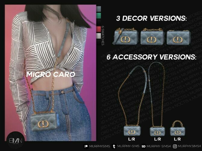 Micro Caro Bag At Murphy Sims 4 CC