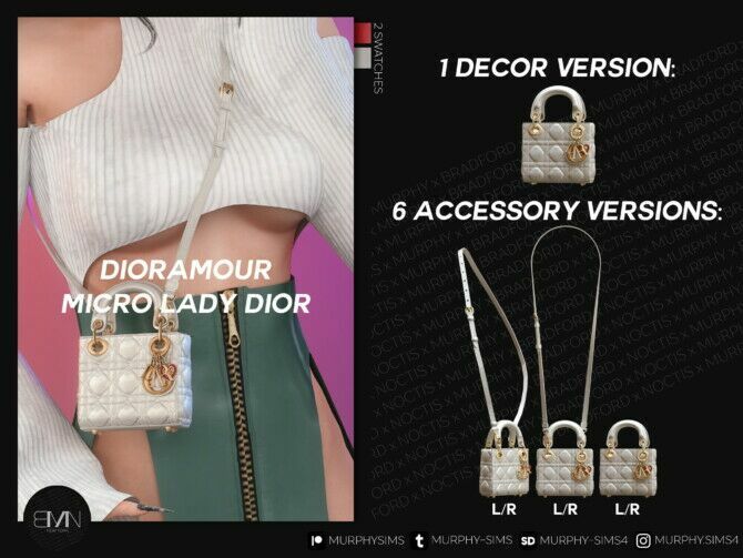 Micro Dioramour Lady Bag At Murphy Sims 4 CC