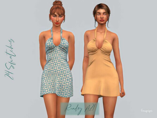 Mini Dress Dr429 By Laupipi Sims 4 CC