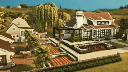 Modern Farm By Plumbobkingdom Sims 4 CC