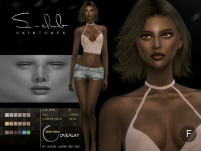 Natural Skintone Overlay For Female Sims By S-Club Sims 4 CC