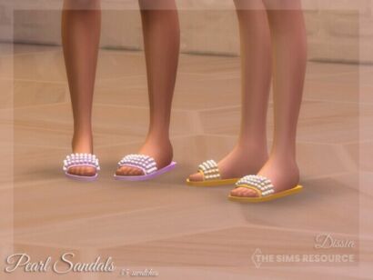 Pearl Sandals By Dissia Sims 4 CC