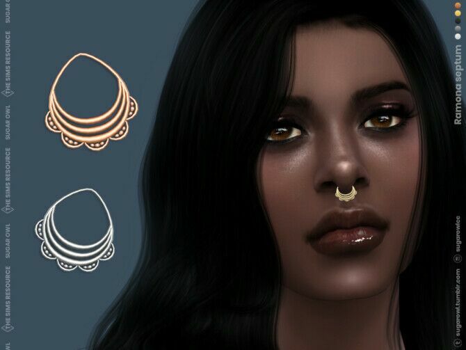 Ramona Septum By Sugar Owl Sims 4 CC