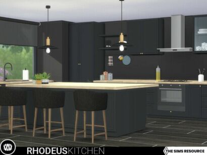 Rhodeus Kitchen – Part Ii By Wondymoon Sims 4 CC
