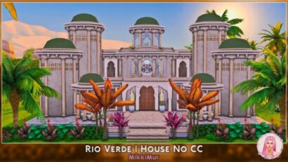 Rio Verde Spacious Mansion At Mikkimur Sims 4 CC