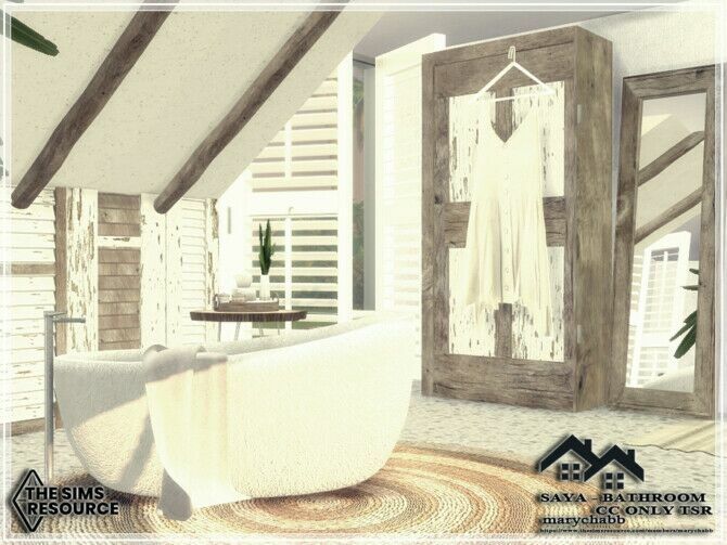 sims 4 cc saya bathroom by marychabb 2