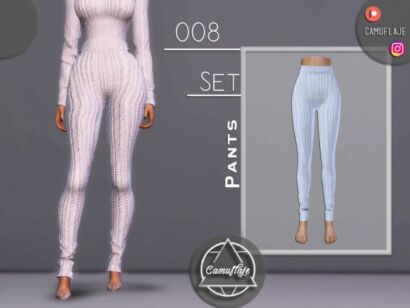 Set 008 – Pants (Leggings) By Camuflaje Sims 4 CC