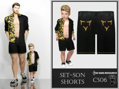 Set Son Shorts C506 By Turksimmer Sims 4 CC