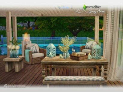 Spring Aroma By Simcredible Sims 4 CC