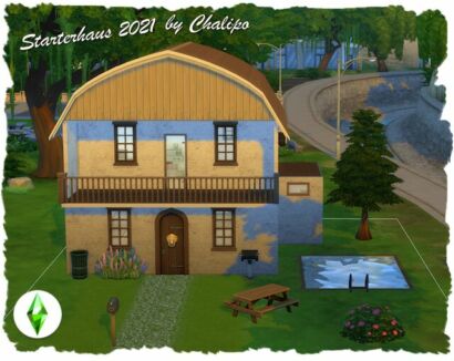 Starter House 2021 By Chalipo At All 4 Sims Sims 4 CC