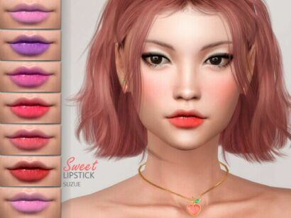 Sweet Lipstick N29 By Suzue Sims 4 CC