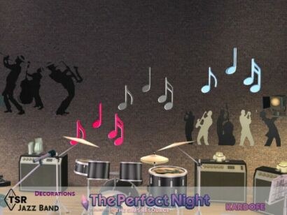 The Perfect Night Jazz Band 3 By Kardofe Sims 4 CC