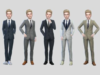 Theodore Formal Suit Boys By Mclaynesims Sims 4 CC