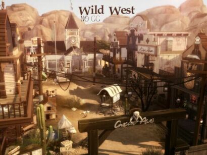 Wild West By Virtualfairytales Sims 4 CC