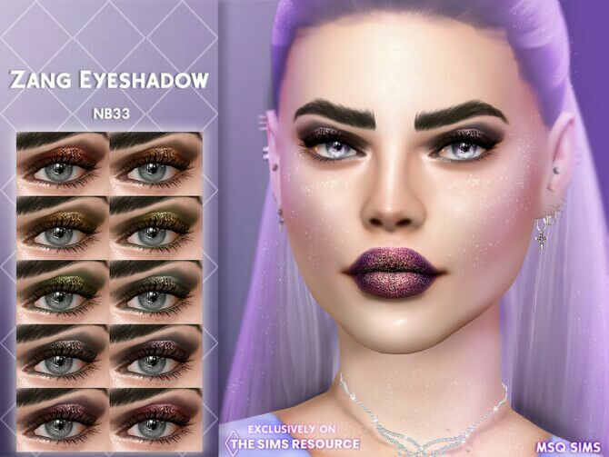 Zang Eyeshadow By Msq Sims Sims 4 CC