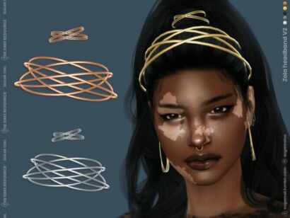 Zola Headband V2 By Sugar Owl Sims 4 CC